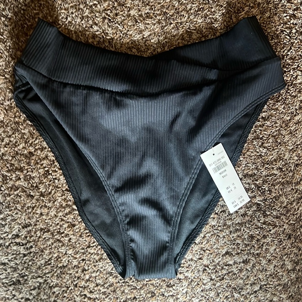 Black bikini bottoms Holister never worn